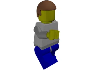 Lego Man 3D Model