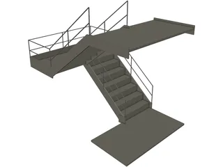 Stairs 3D Model