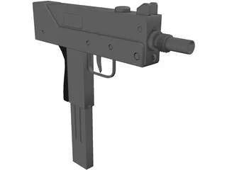 Ingram M10 3D Model