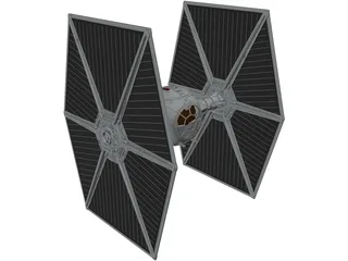 Star Wars Imperial TIE Fighter 3D Model