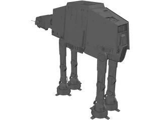 Star Wars Imperial AT-AT 3D Model