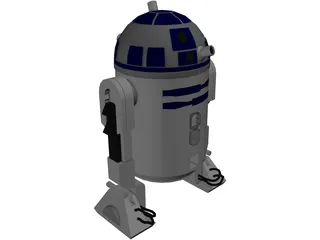 Star Wars R2-D2 R2-Unit 3D Model