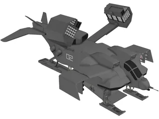 Star Wars Dropship 3D Model