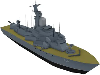 Mine Destroyer 3D Model