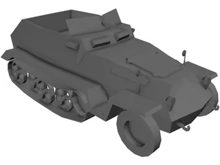 KFZ 250 3D Model