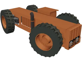 Tractor 3D Model