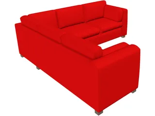 Couch Sectional 3D Model