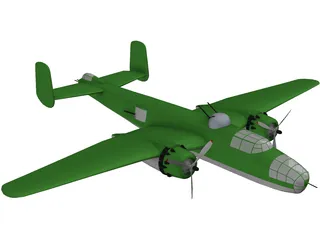 B-52 Bomber 3D Model