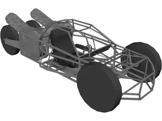 Dune Buggy 3D Model