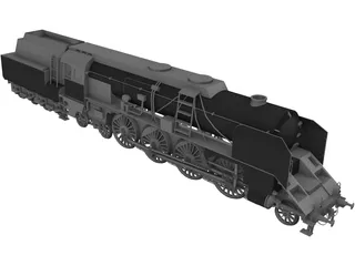 BR12 Austrian Steamengine 3D Model