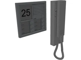 Siedle Door Bell 3D Model