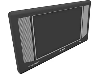 Pioneer LCD TV Wide 3D Model