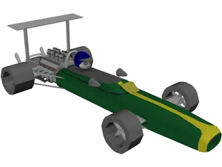 F1 Lotus 3D Model