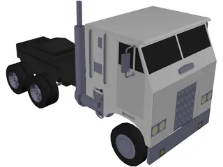 Semi Truck 3D Model