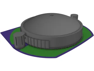 Astrodome Houston 3D Model