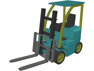 Forklift 3D Model