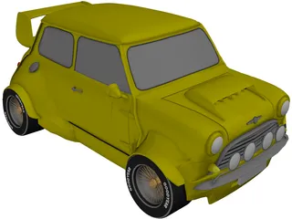 Mini Cooper MG4 Rally Car 3D Model