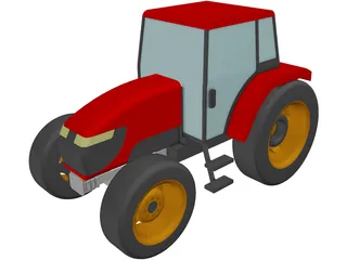 Tractor Kubota 108S 3D Model