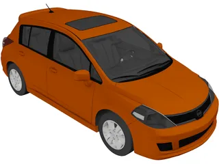 Nissan Versa SL IE (2009) 3D Model