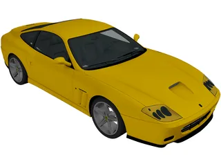 Ferrari 575M Maranello (2002) 3D Model