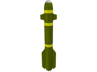 Hellfire Missile 3D Model