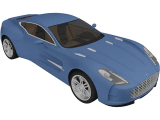 Aston Martin One-77 3D Model