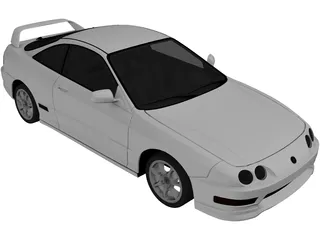 Acura Integra Type-R (2001) 3D Model