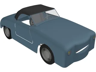 Dyna Kit Car 2CV Based 3D Model