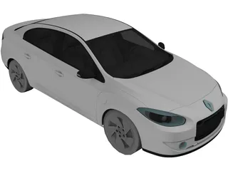 Renault Fluence (2011) 3D Model