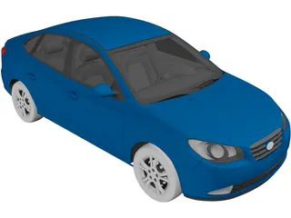 Hyundai Elantra (2011) 3D Model