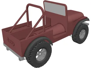 Jeep Renegade 3D Model