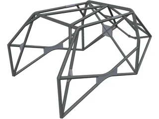 Roll Cage FIA 3D Model