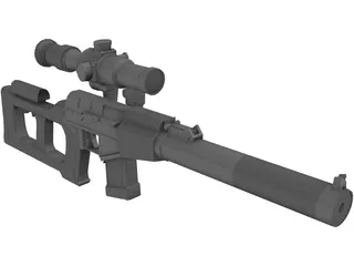 VSS Vintorez 3D Model