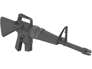 M16 3D Model