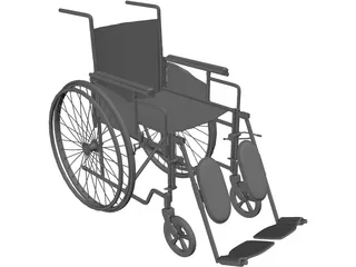 Wheelchair 3D Model