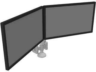 Monitors 3D Model