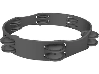 Tambourine 3D Model