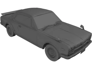 Nissan Skyline 2000GT-R 3D Model