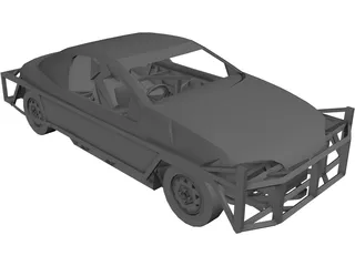 Opel Tigra 1300 Stockcar 3D Model