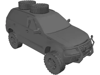 Suzuki Grand Vitara Offroad 3D Model