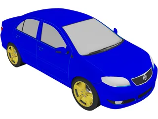 Toyota Vios 3D Model