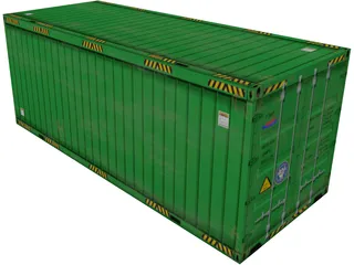 Container 20ft 3D Model