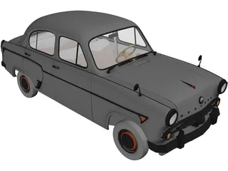 AZLK Moskvich 407 3D Model