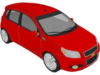 Chevrolet Aveo LT (2011) 3D Model