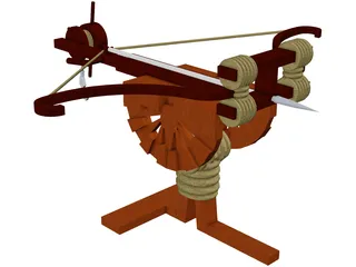 Roman Ballista 3D Model