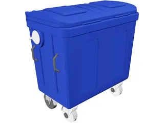 Trash Box 3D Model