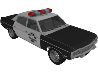 Police Car NYPD 3D Model