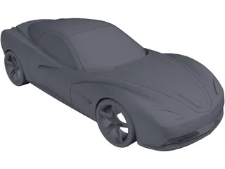 Chevrolet Corvette C7 3D Model