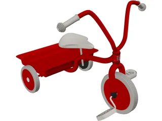 Tricycle Child 3D Model