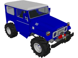 Toyota FJ40 Offroader (1980) 3D Model